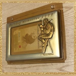 Norman Rockwell 
Kodak Holiday Memories 2000 LMTD Edition Santa 4×6in. frame NEW